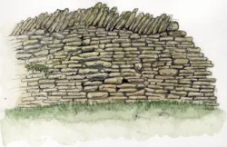 Muret de pierre