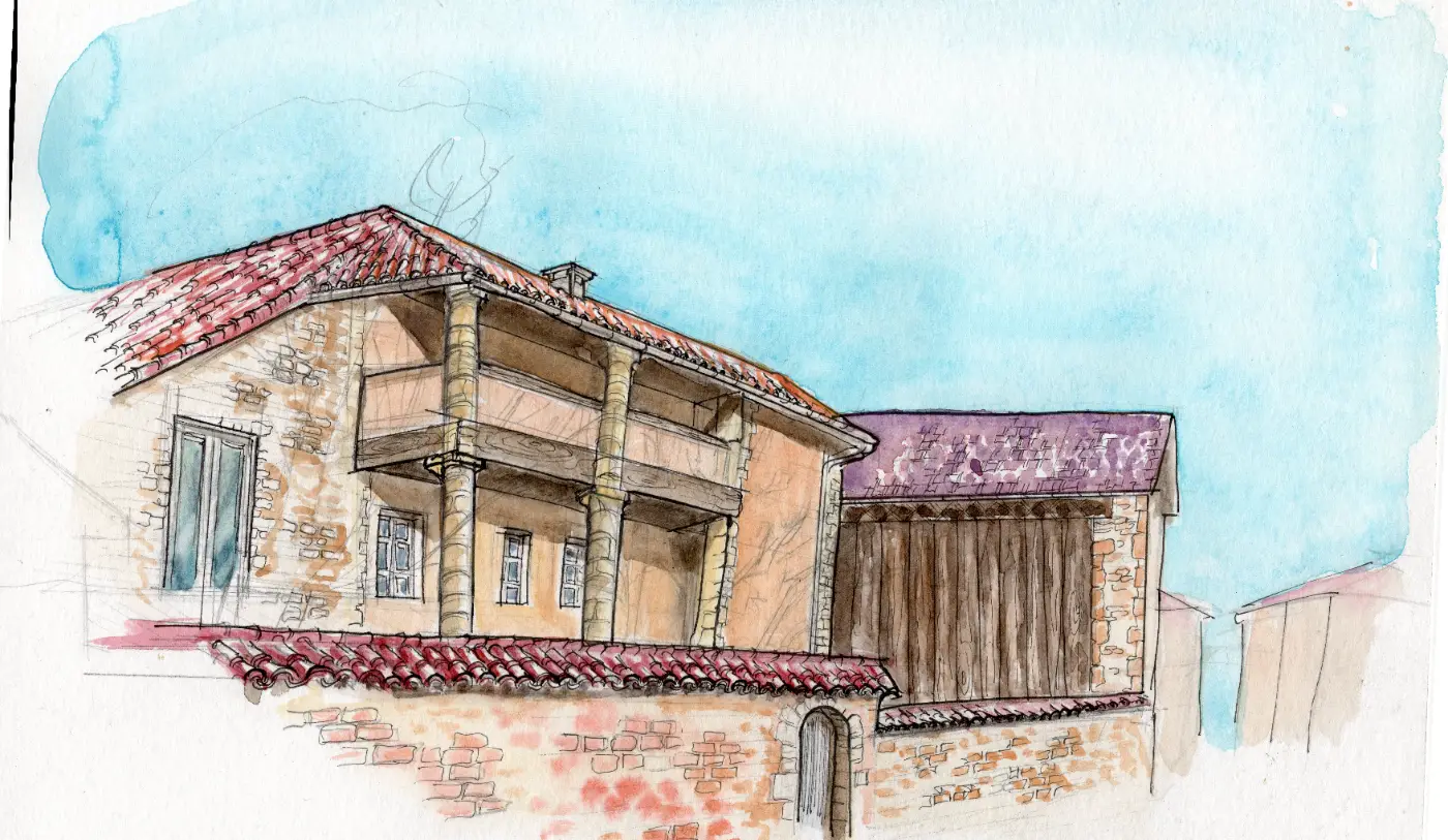 Maison Beaujolaise, rue des Bruyères-Vaines
