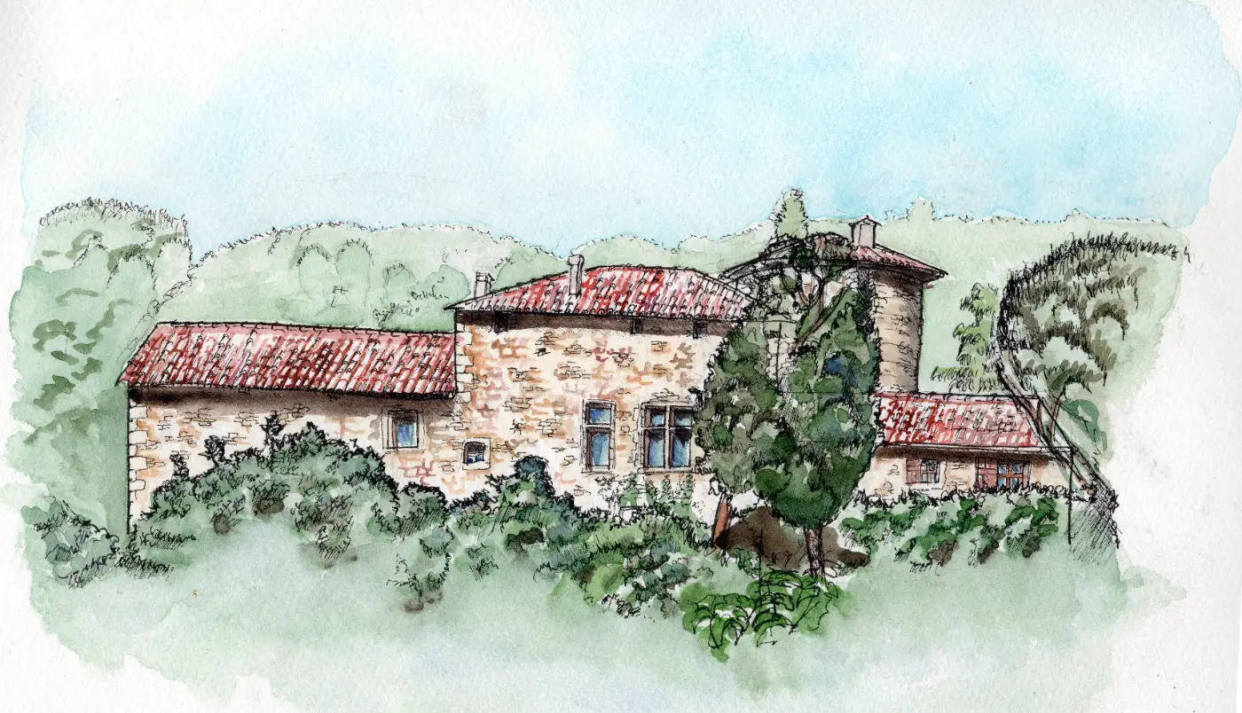 Chateau du Pin - vue éloignée